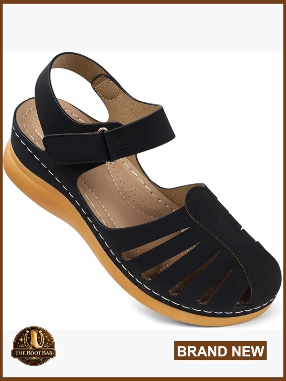 Closed Toe Fisherman Sandals - Dressy Summer Flat Sandals for Women